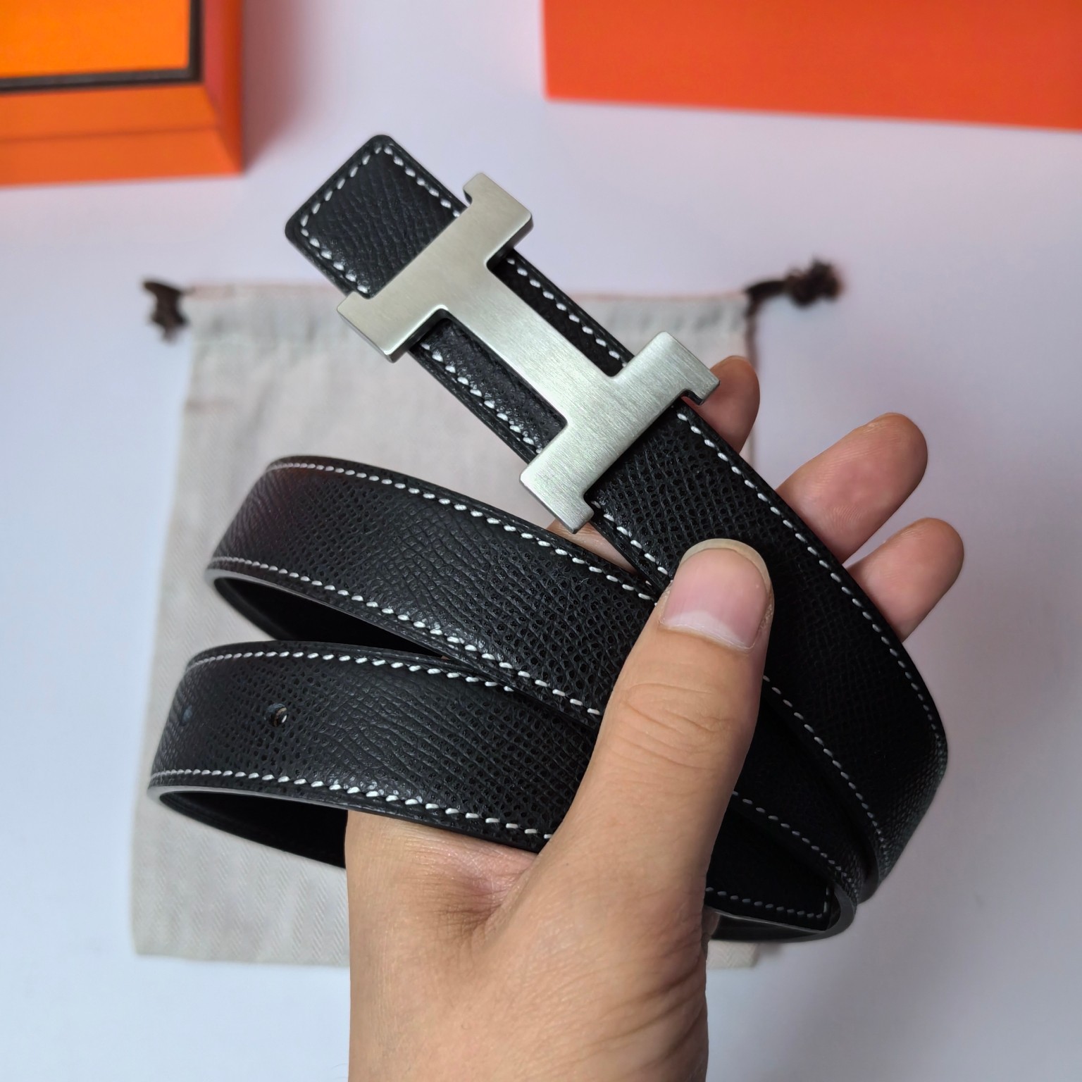 Hermes Leather Belts 1:1 Mirror Version