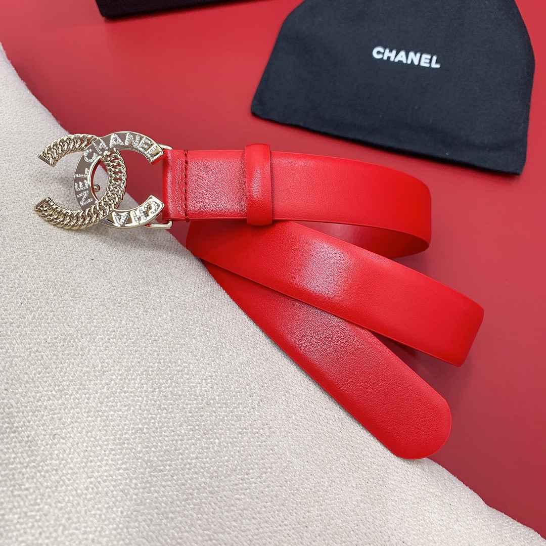 Chanel Leather Belts 1:1 Mirror Version