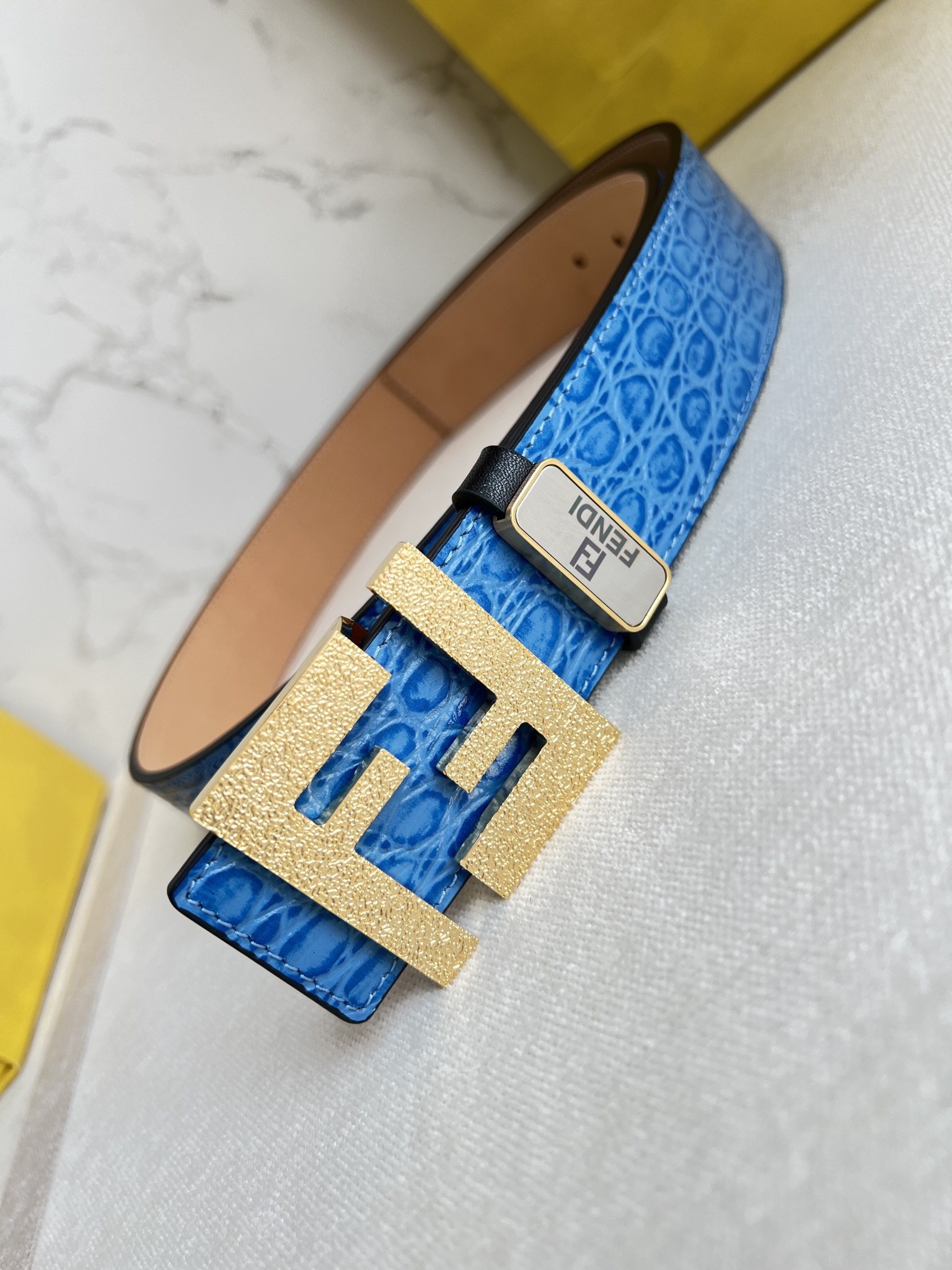 Fendi Leather Belts 1:1 Mirror Version