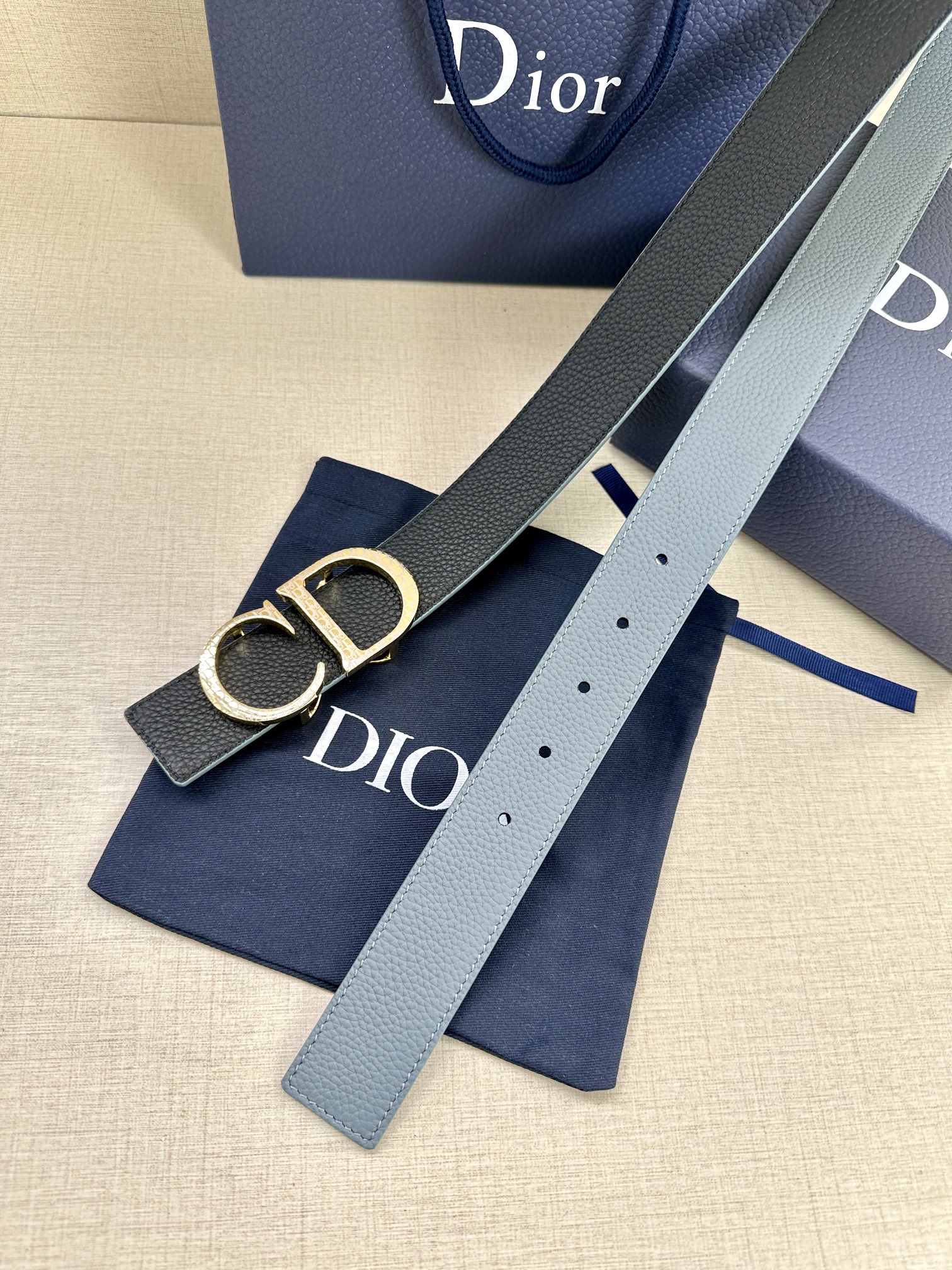 Dior Leather Belts 1:1 Mirror Version