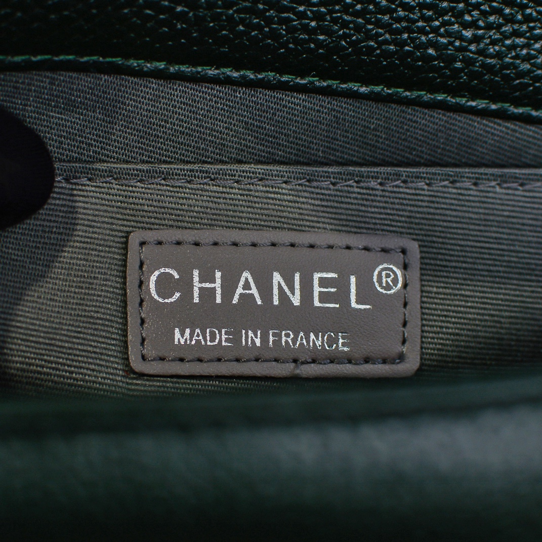 Chanel Leboy litchi or lychee pattern Shoulder Bag Handbag