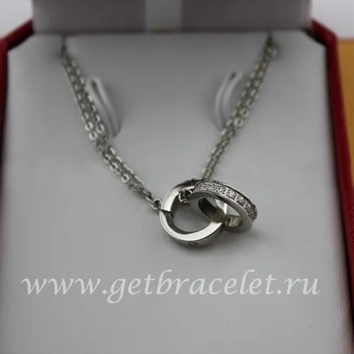 Cheap Cartier Love White Gold Bracelet Diamonds