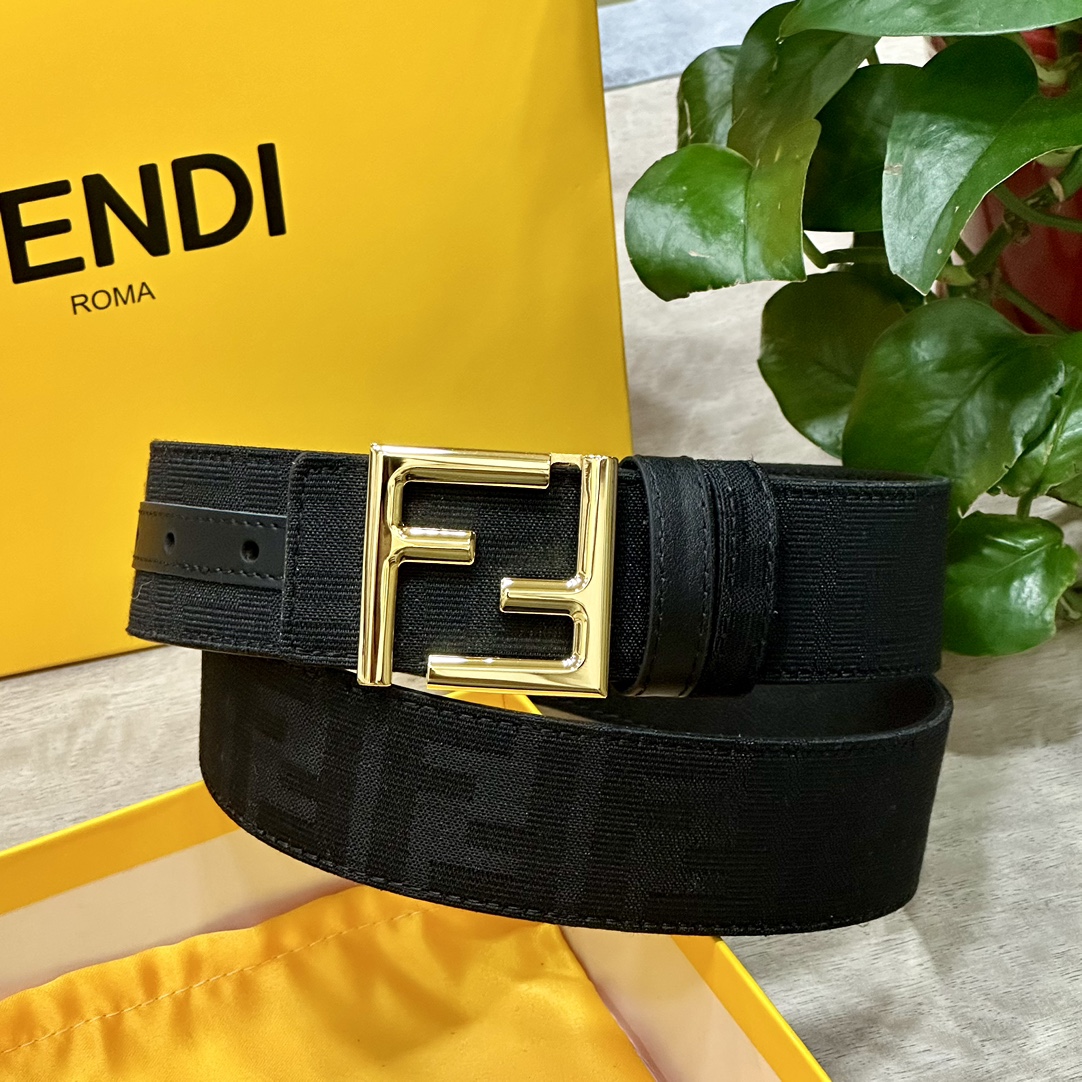 Fendi Leather Belts 1:1 Mirror Version