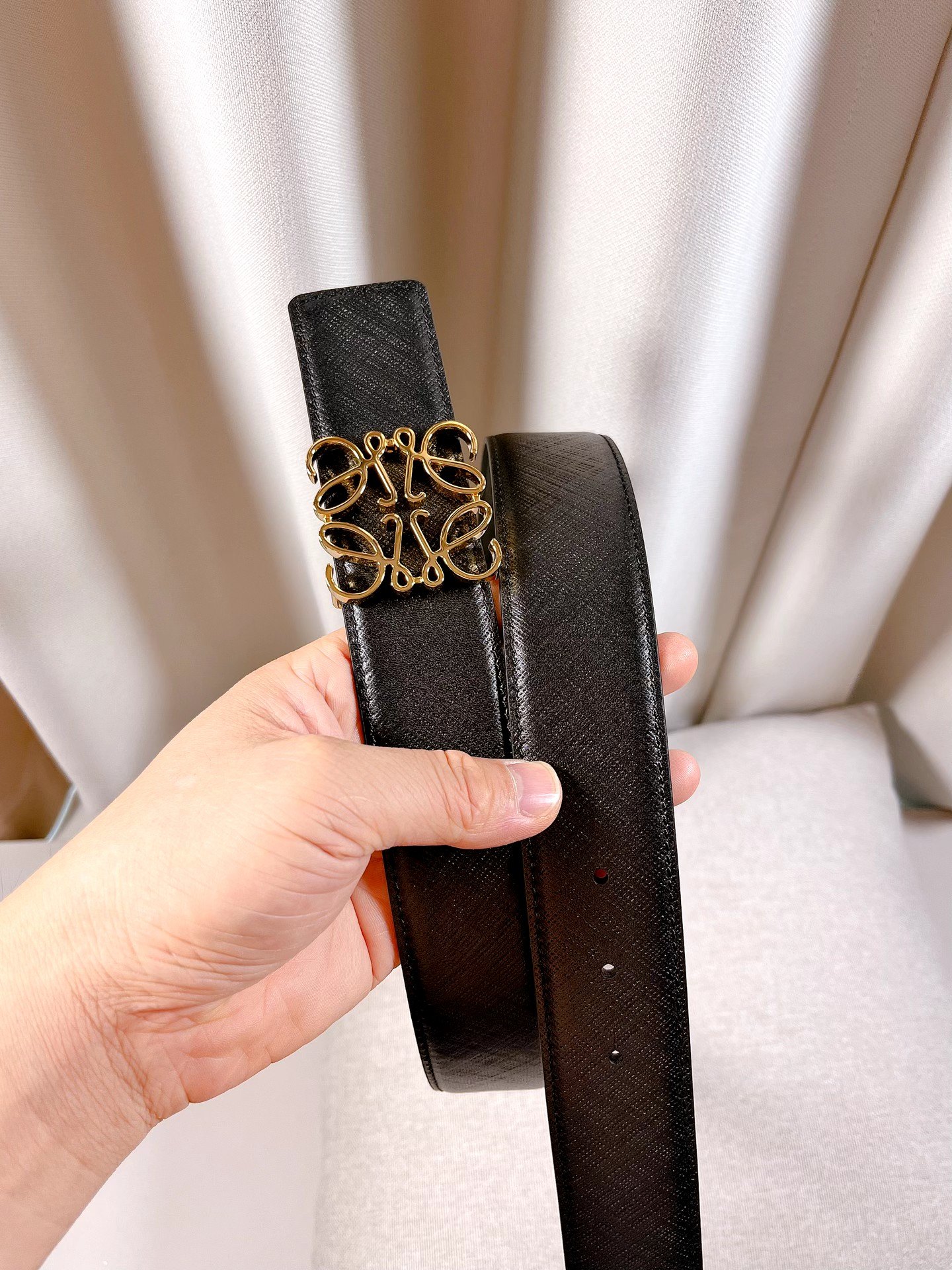 Loewe Leather Belts 1:1 Mirror Version