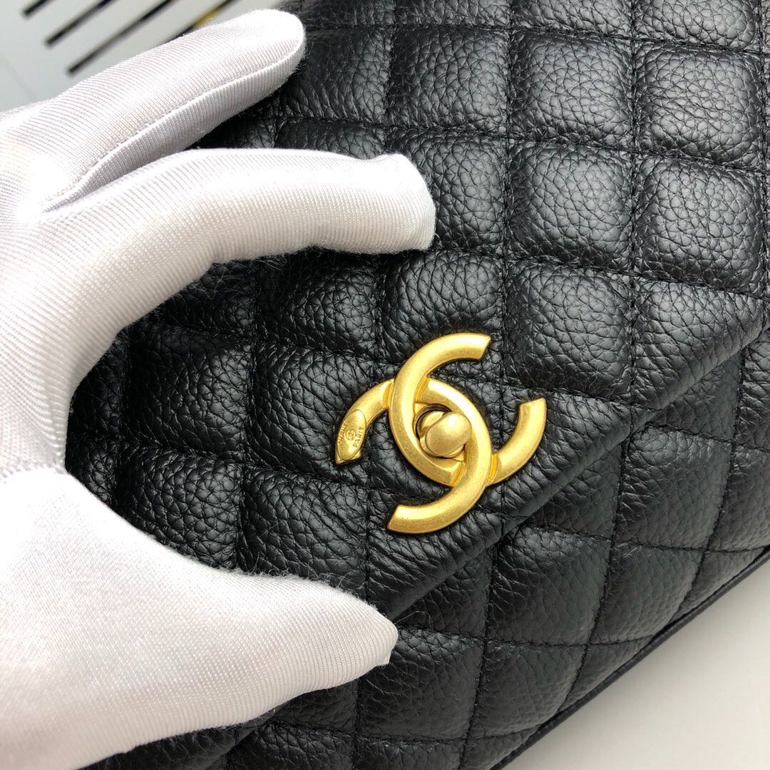 Chanel Black Medium Shoulder Bag Handbag