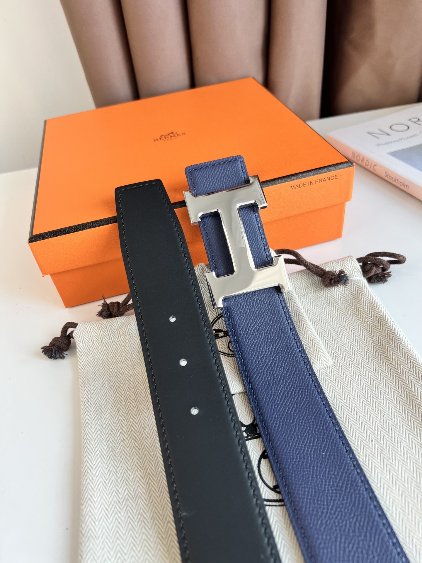Hermes Leather Belts 1:1 Mirror Version