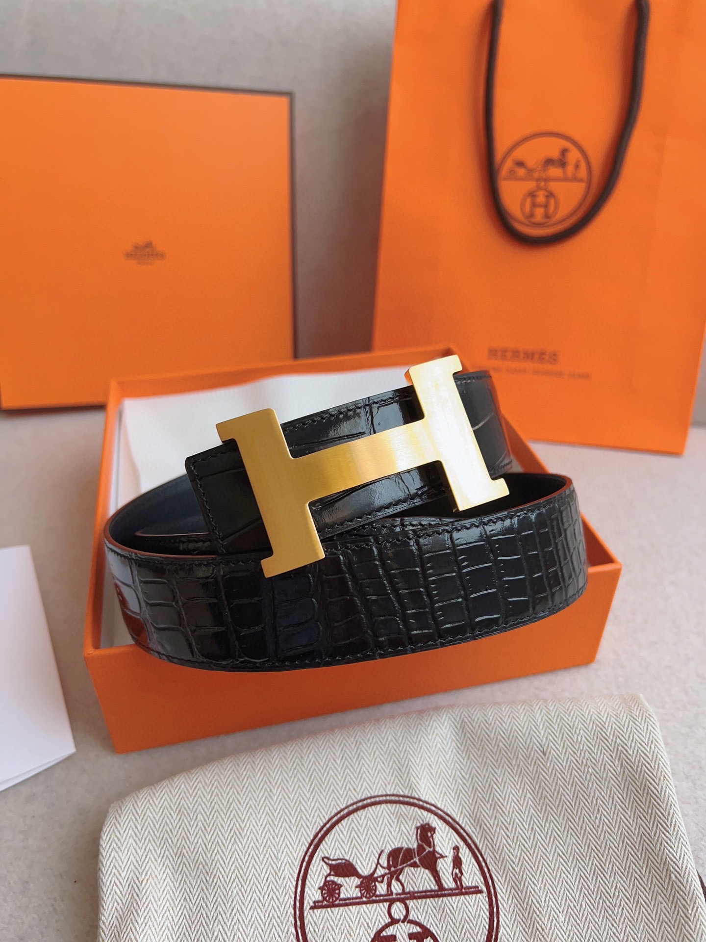Hermes Leather Belts 1:1 Mirror Version