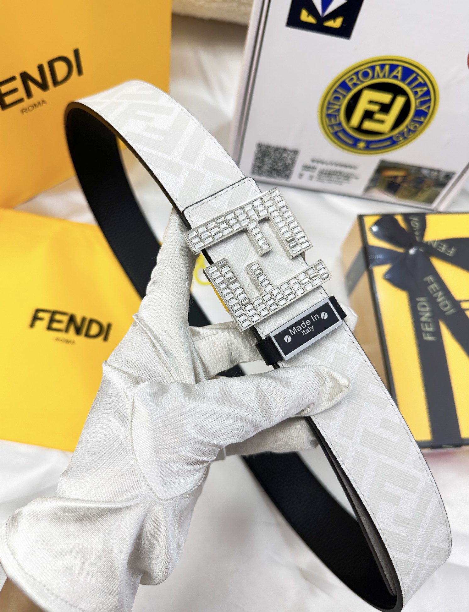 Fendi Leather Belts 1:1 Mirror Version
