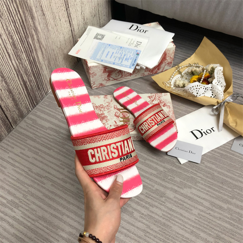 Dior DWAY Slide Slipper Sandals (Replica)