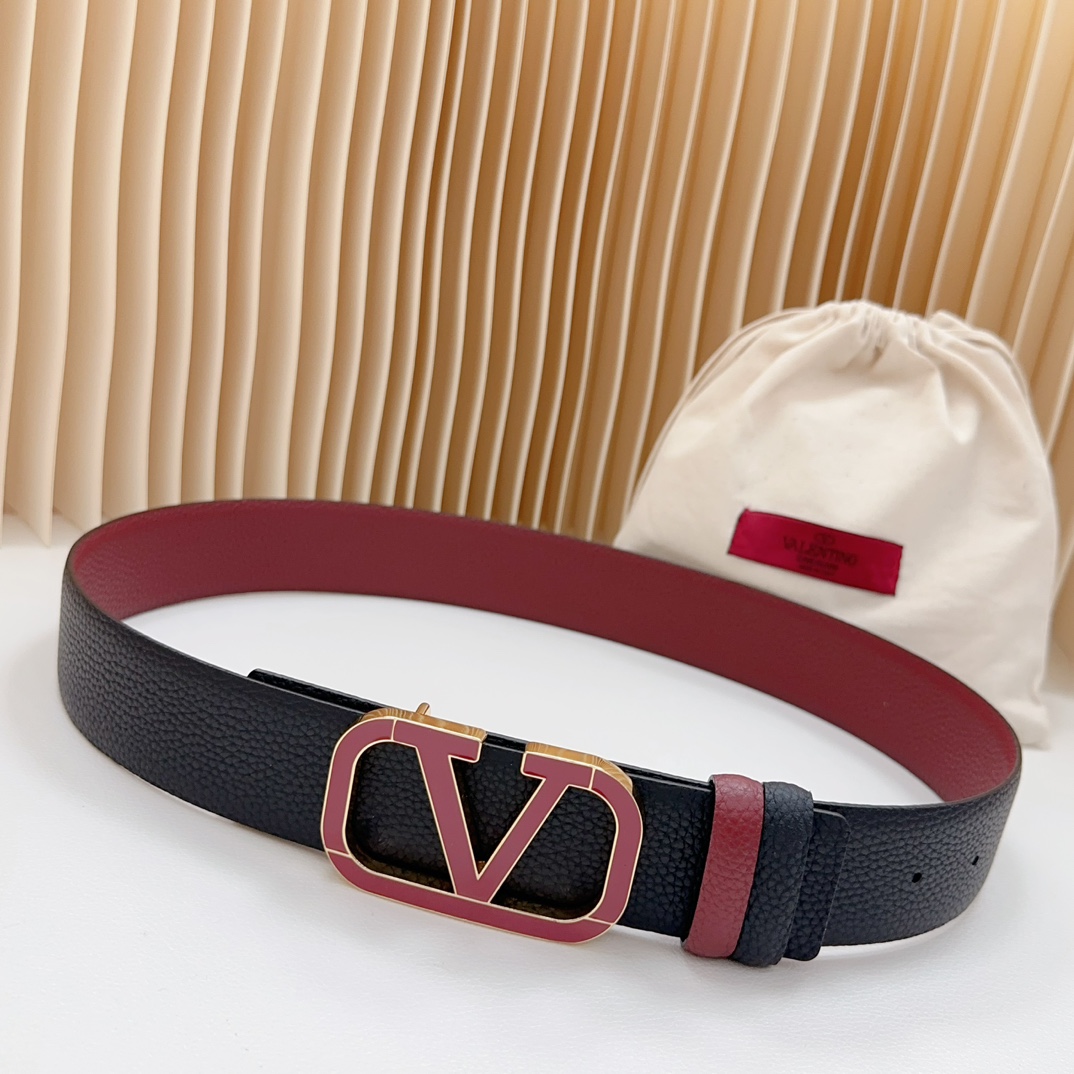 Valentino Leather Belts 1:1 Mirror Version