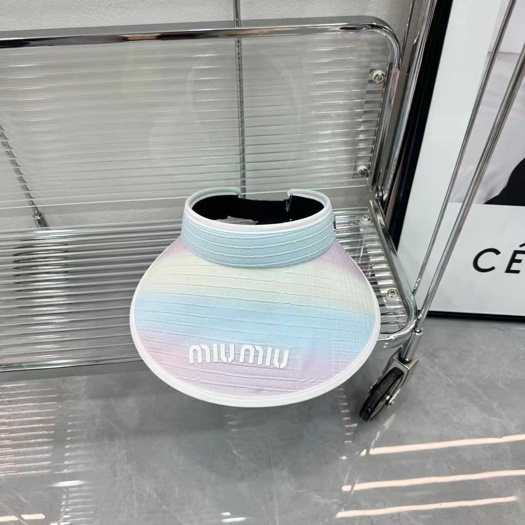Miu Miu Interleaved Render Empty Top Hat  Sunhat （Replica）
