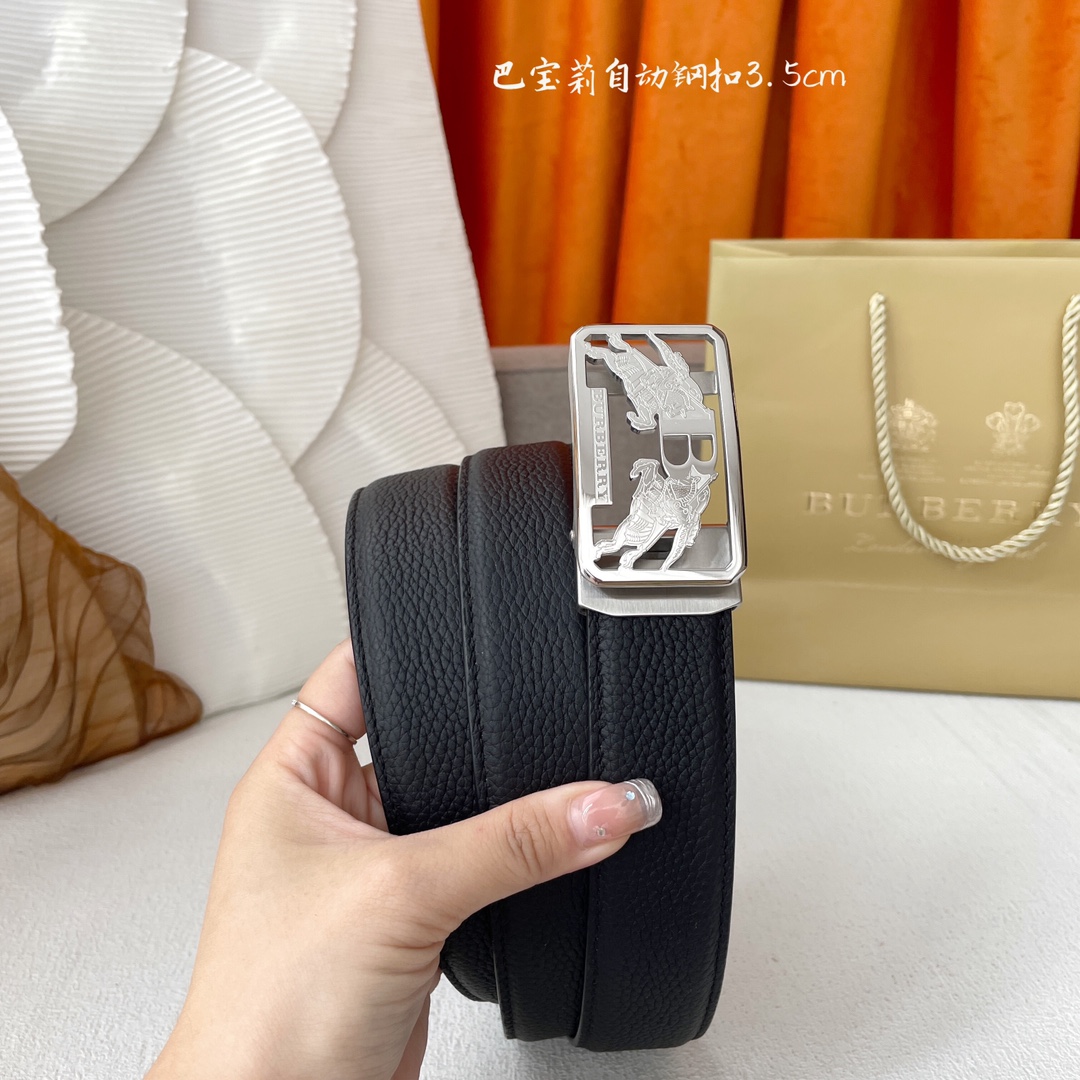 Burberry Leather Belts 1:1 Mirror Version