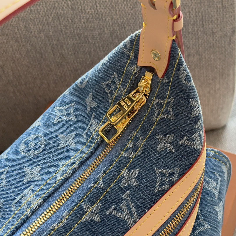 Louis Vuitton LV Baggy Denim Shoulder Bag Handbag(Replica)