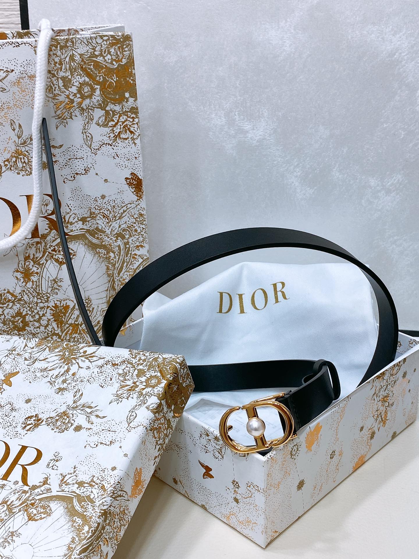 Dior Leather Belts 1:1 Mirror Version