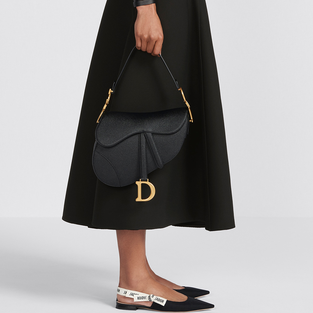 Dior Small Saddle Bag Grained Calfskin(Replica)