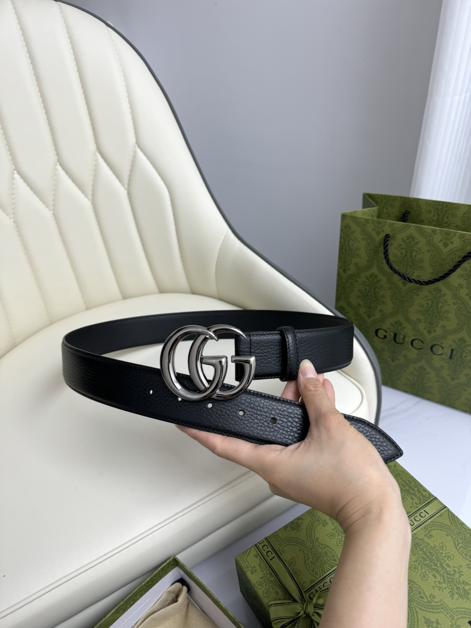 Gucci Leather Belts 1:1 Mirror Version