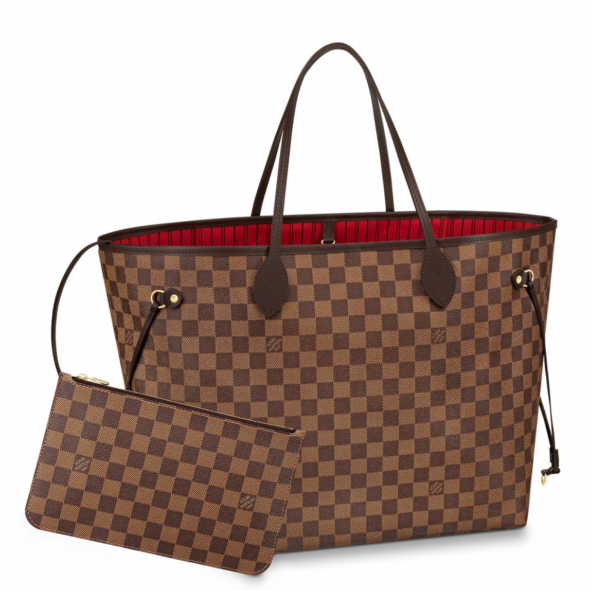 Louis Vuitton LV Neverfull Monogram Damier MM&GM N41357 Tote Bag Handbag(7AReplica)