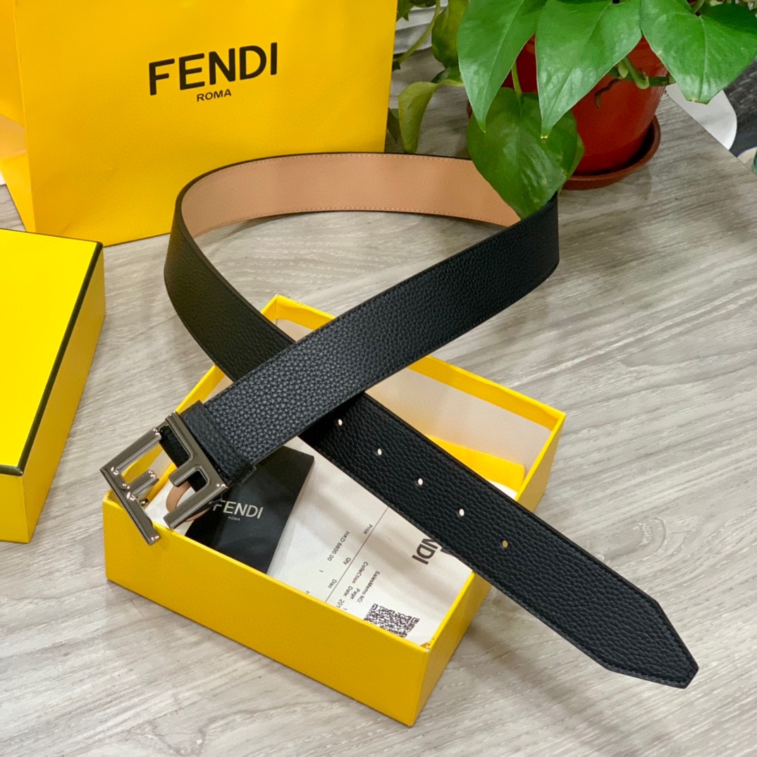 Fendi Leather Belts 1:1 Mirror Version