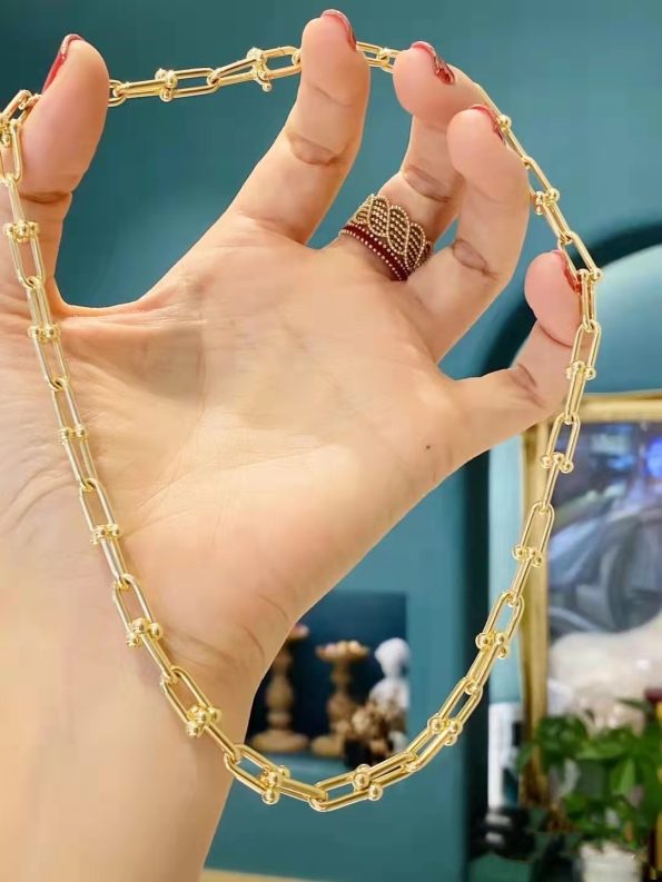 Tiffany Bracelet Replica, Link Bracelet, White Gold& Gold& Rose Gold