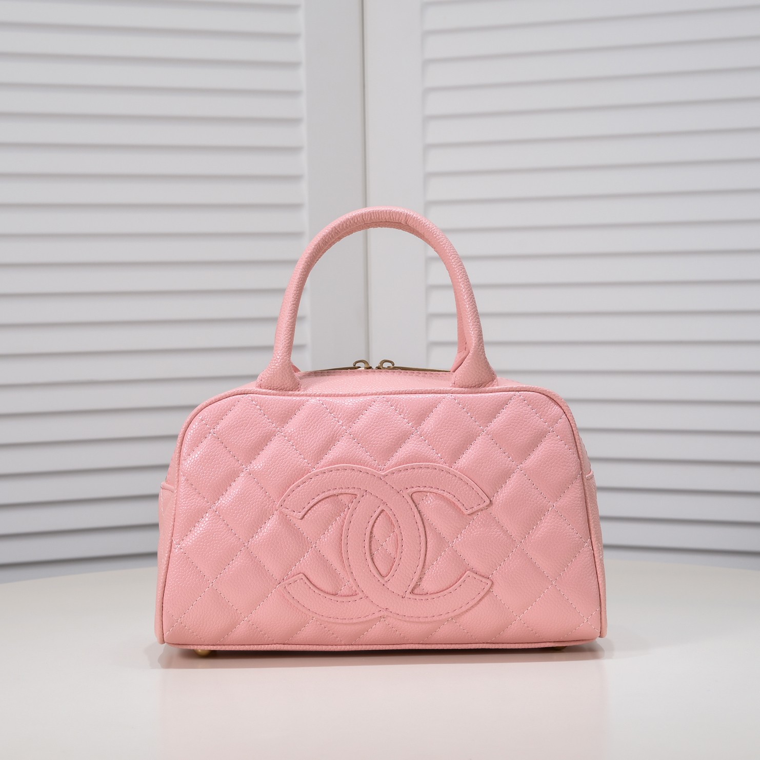Chanel 24c Vintagep Hilton Bag Pink Shoulder Bag Handbag