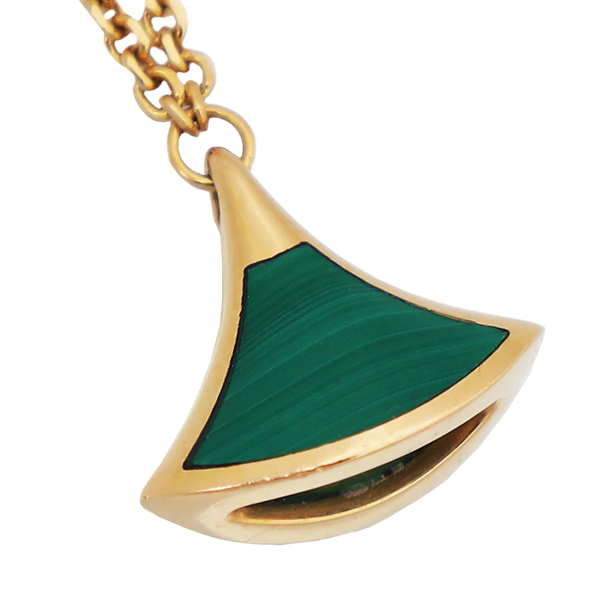 Bvlgari 18K Rose Gold Malachite Diva's Dream Bracelet