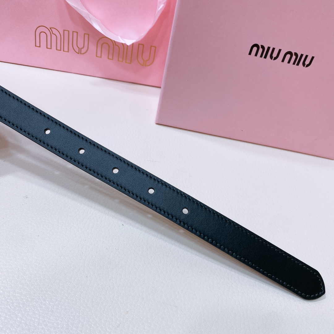 MiuMiu Leather Belts 1:1 Mirror Version