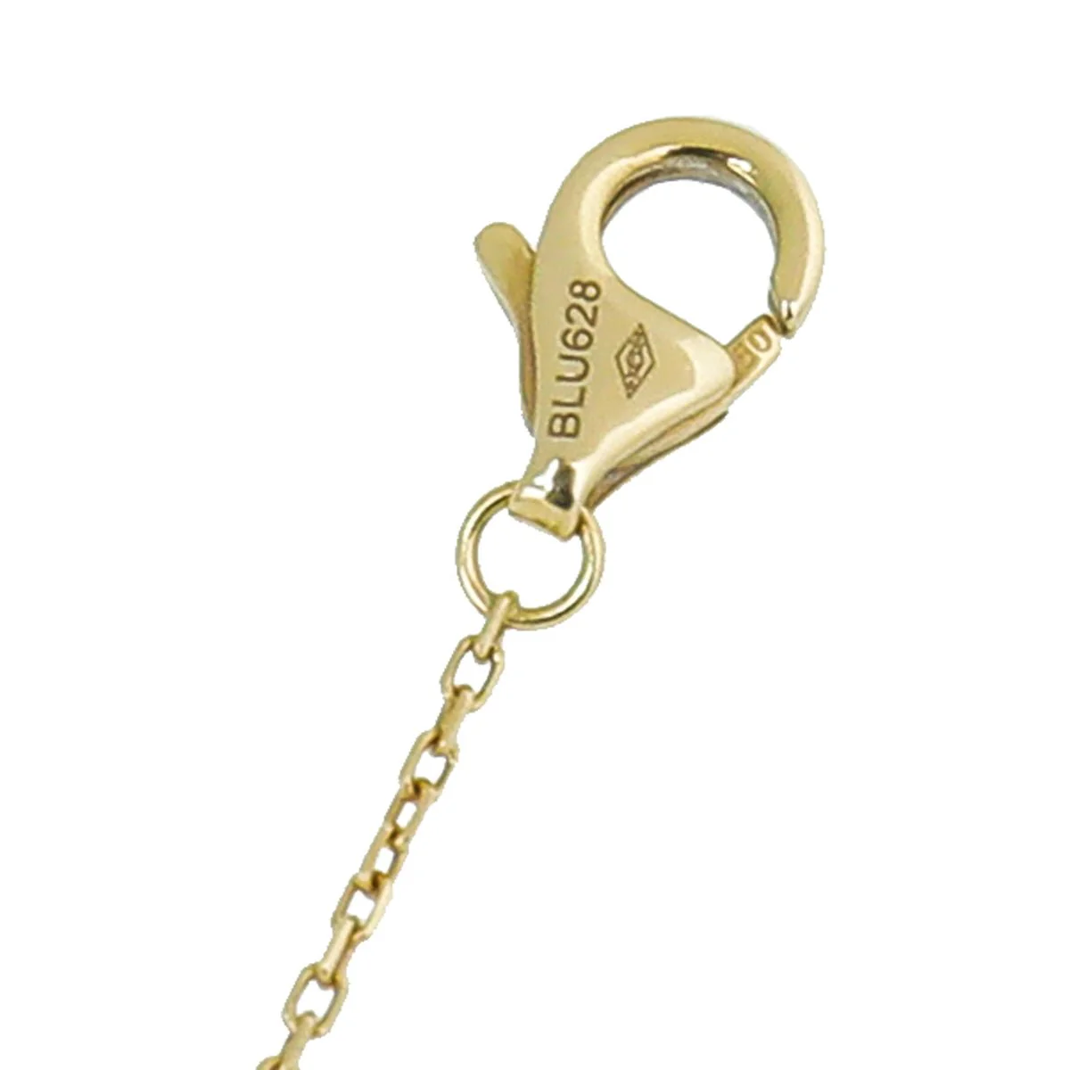 Cartier 18K Yellow Gold MOP Diamond Amulette De Cartier XS Model Bracelet