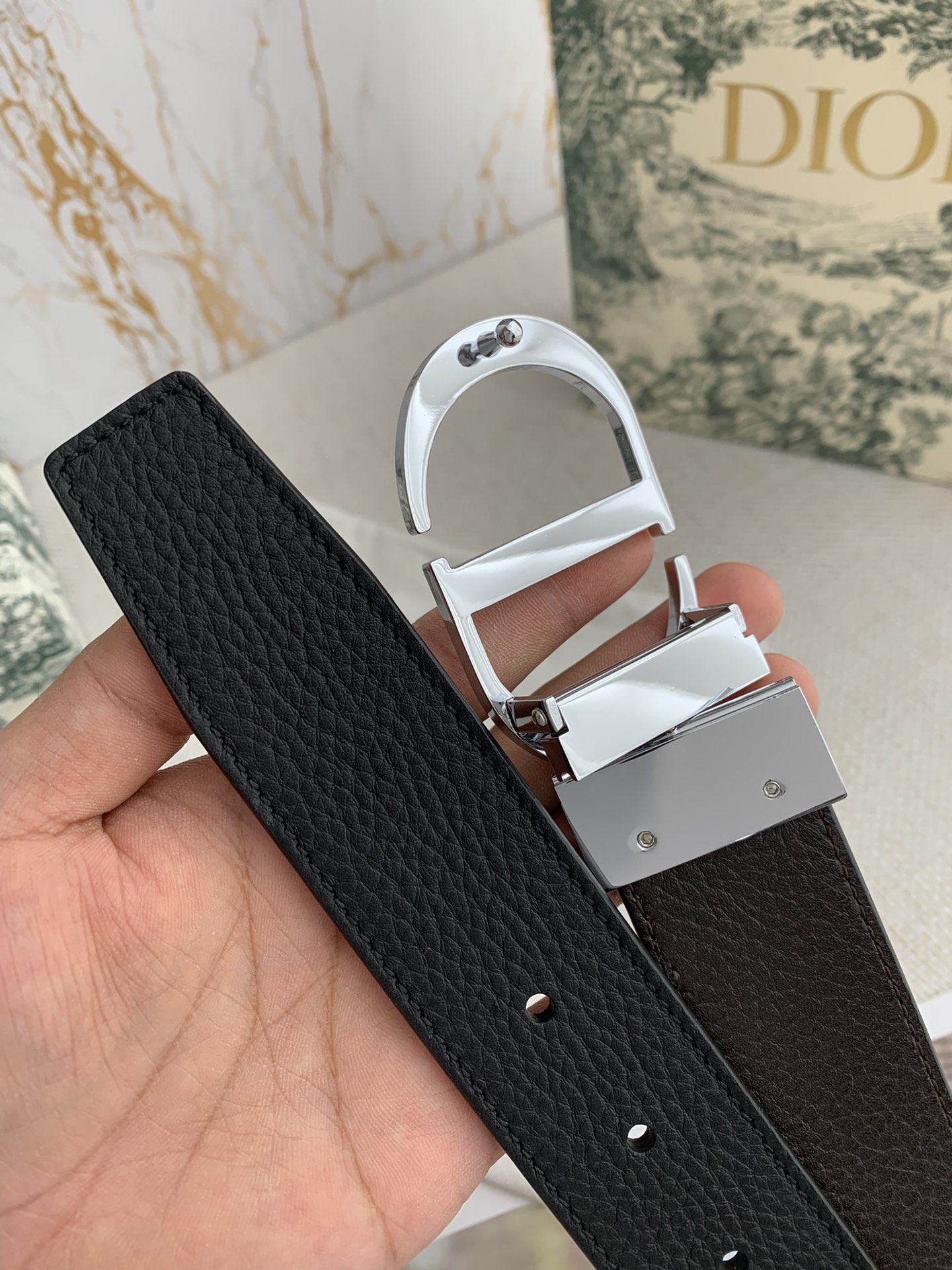 Dior Leather Belts 1:1 Mirror Version