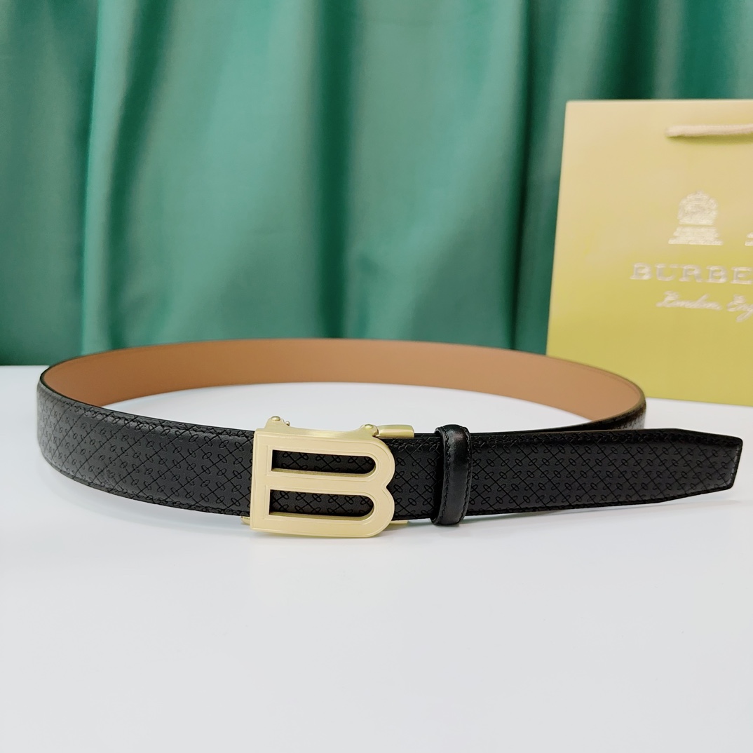 Burberry Leather Belts 1:1 Mirror Version