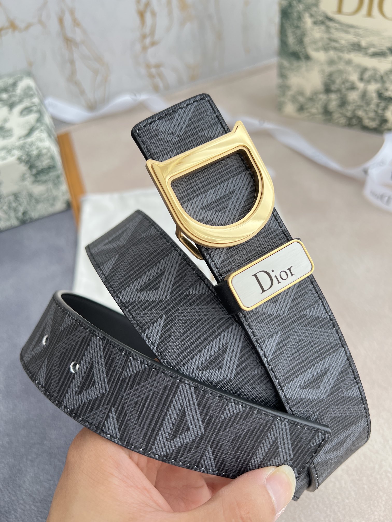 Dior Leather Belts 1:1 Mirror Version