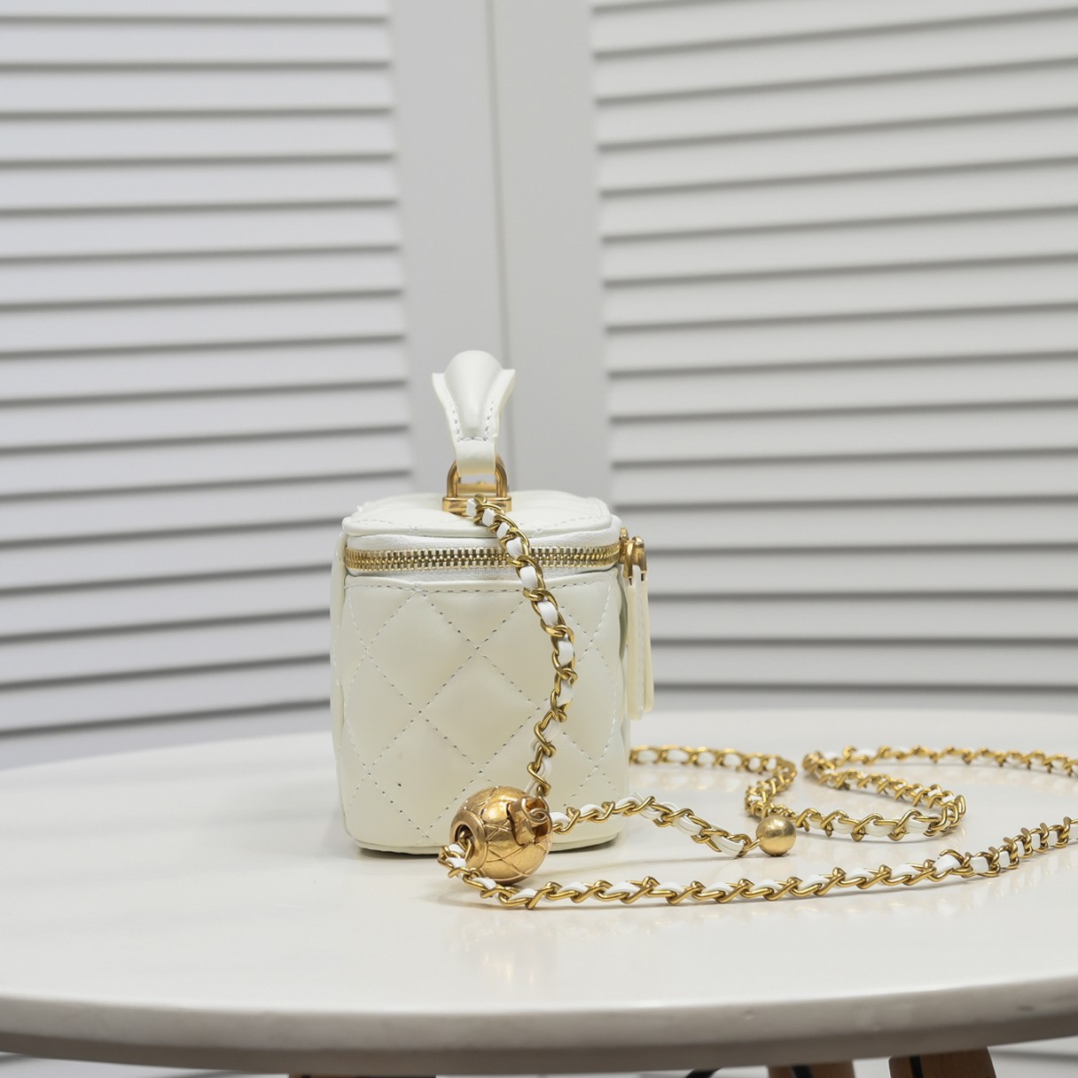 Chanel Handle Box bag Cosmetic bag Shoulder Bag Handbag