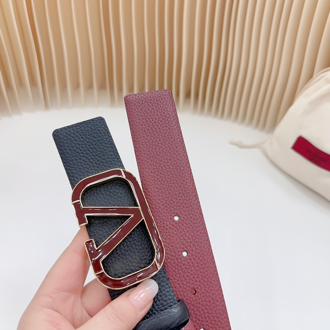 Valentino Leather Belts 1:1 Mirror Version