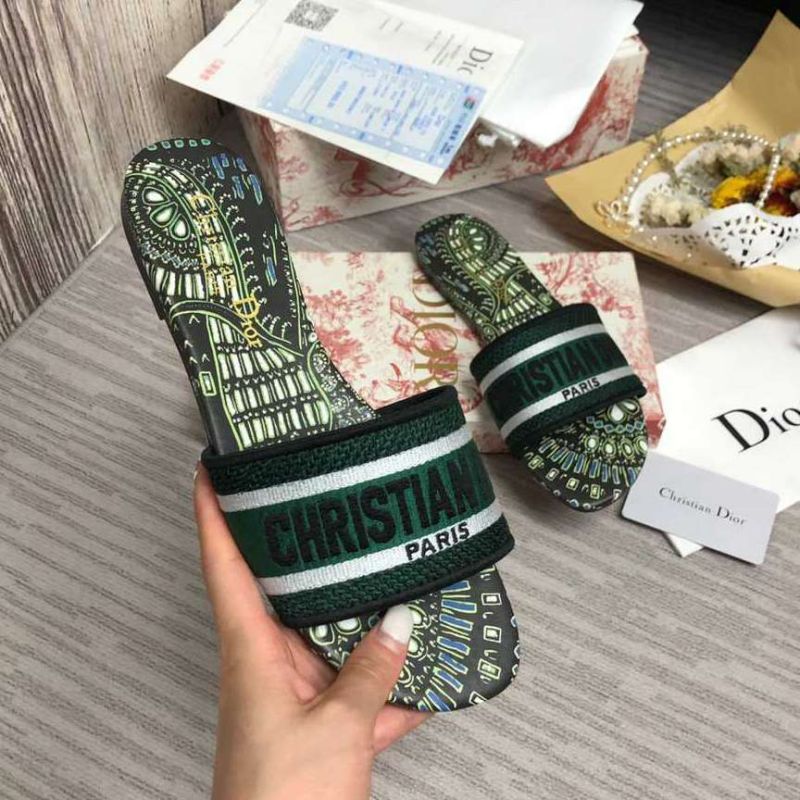 Dior DWAY Slide Slipper Sandals (Replica)