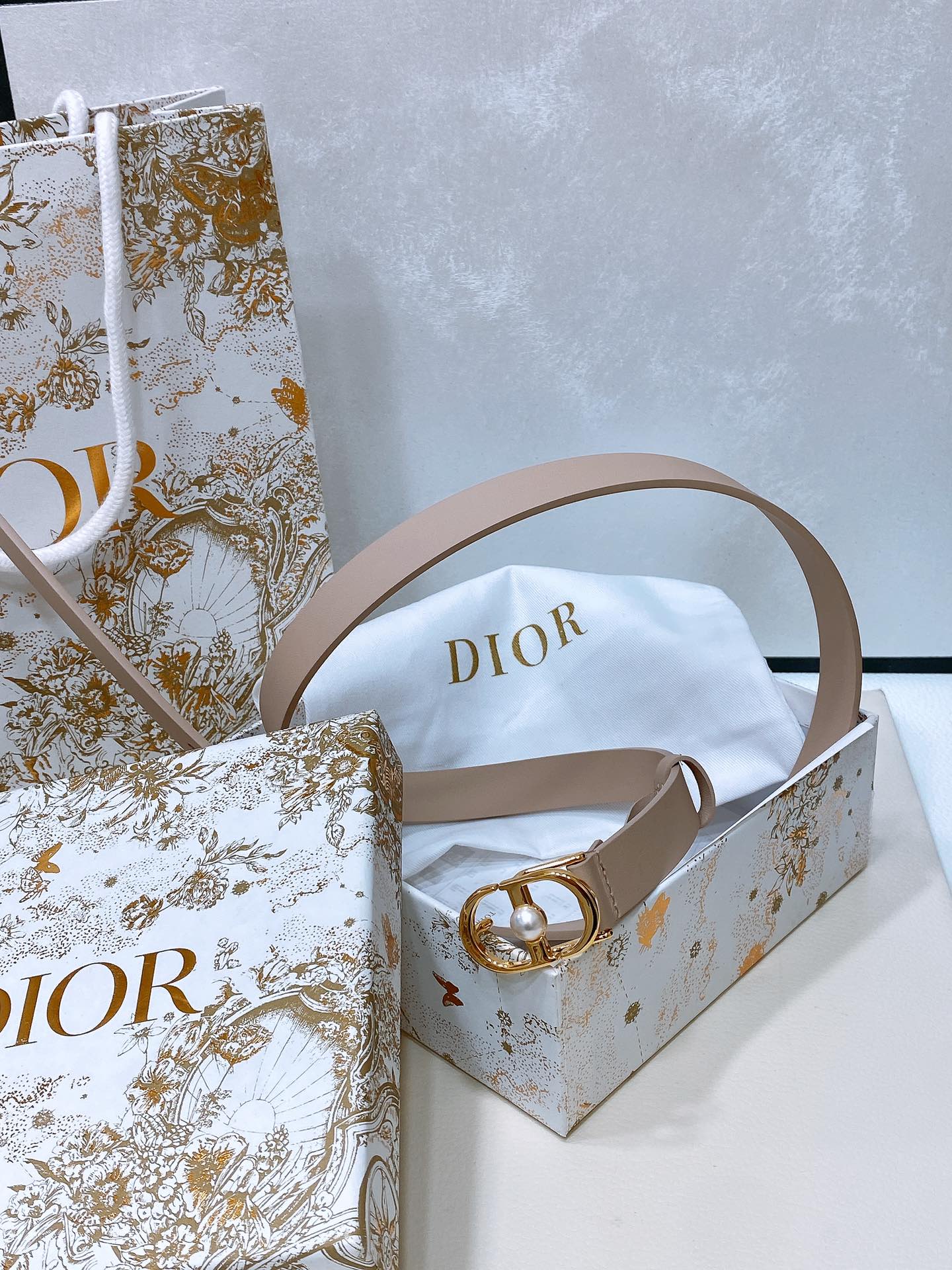 Dior Leather Belts 1:1 Mirror Version