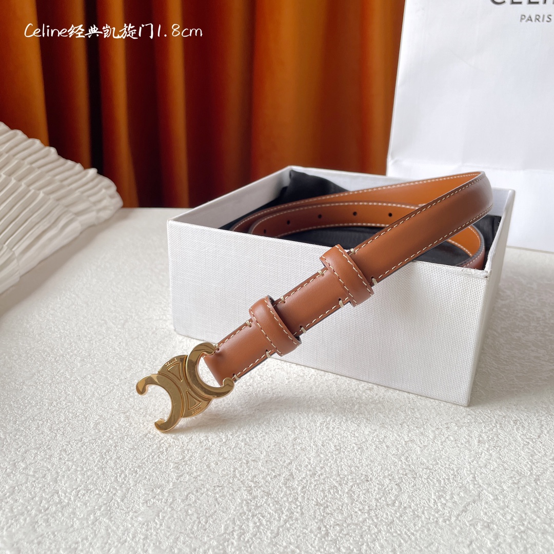Celine Leather Belts 1:1 Mirror Version