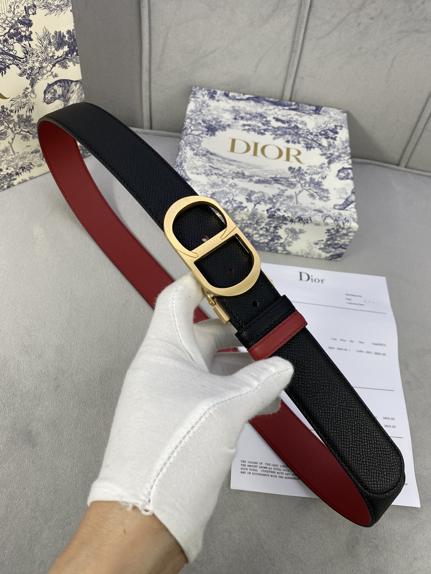 Dior Leather Belts 1:1 Mirror Version