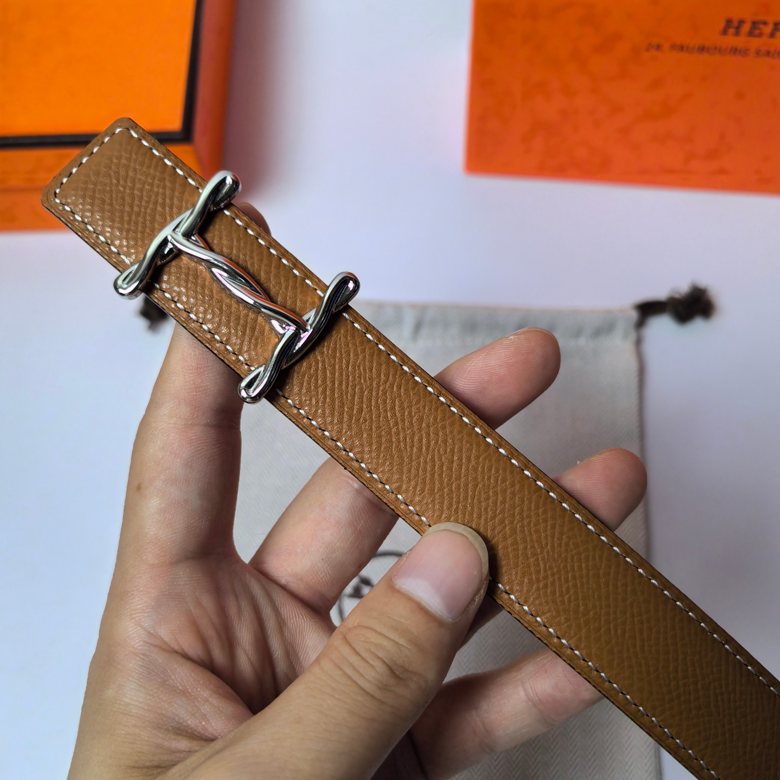 Hermes Leather Belts 1:1 Mirror Version