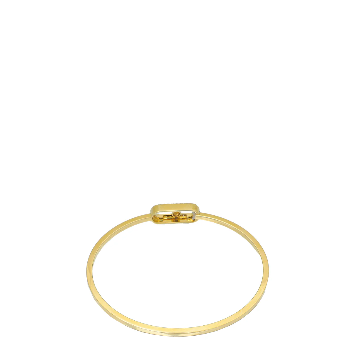 Messika 18K Yellow Gold Diamond Move Uno Pave Flex Bangle MM