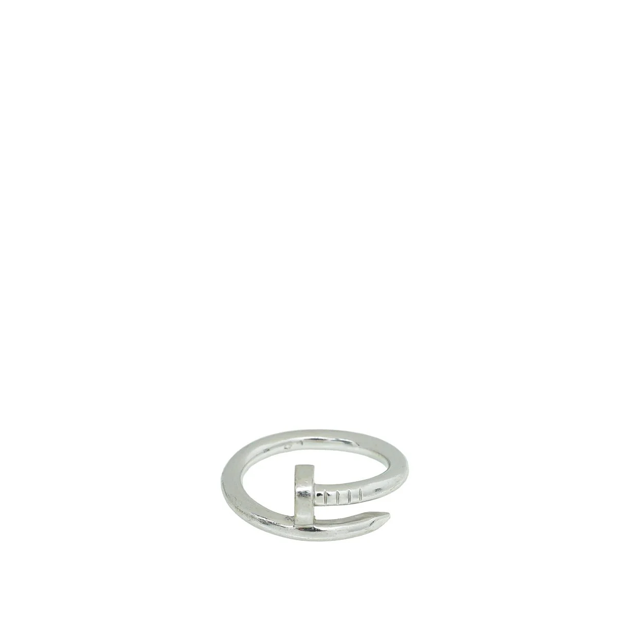 Cartier 18K White Gold Juste Un Clou Ring 57