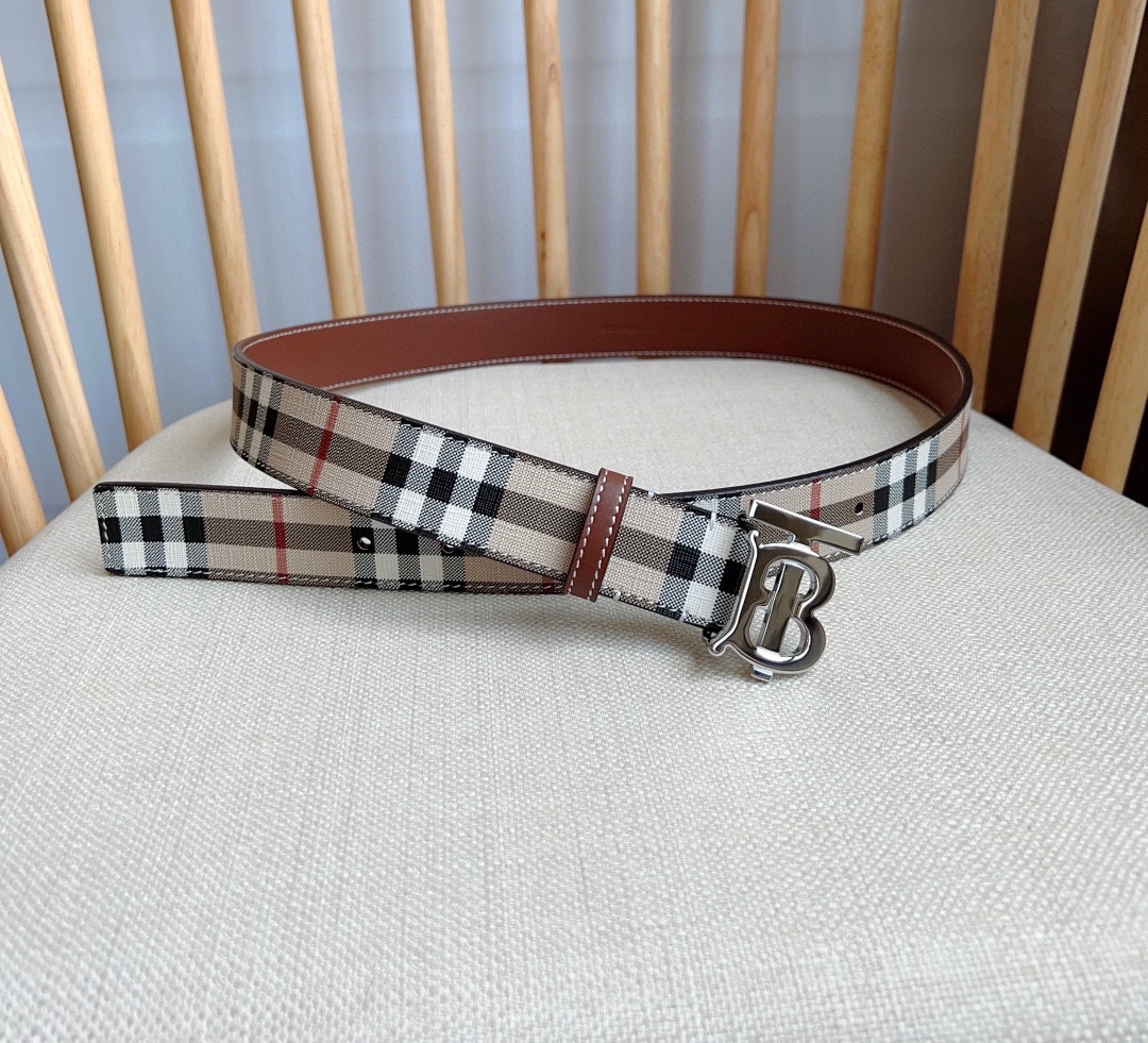 Burberry Leather Belts 1:1 Mirror Version