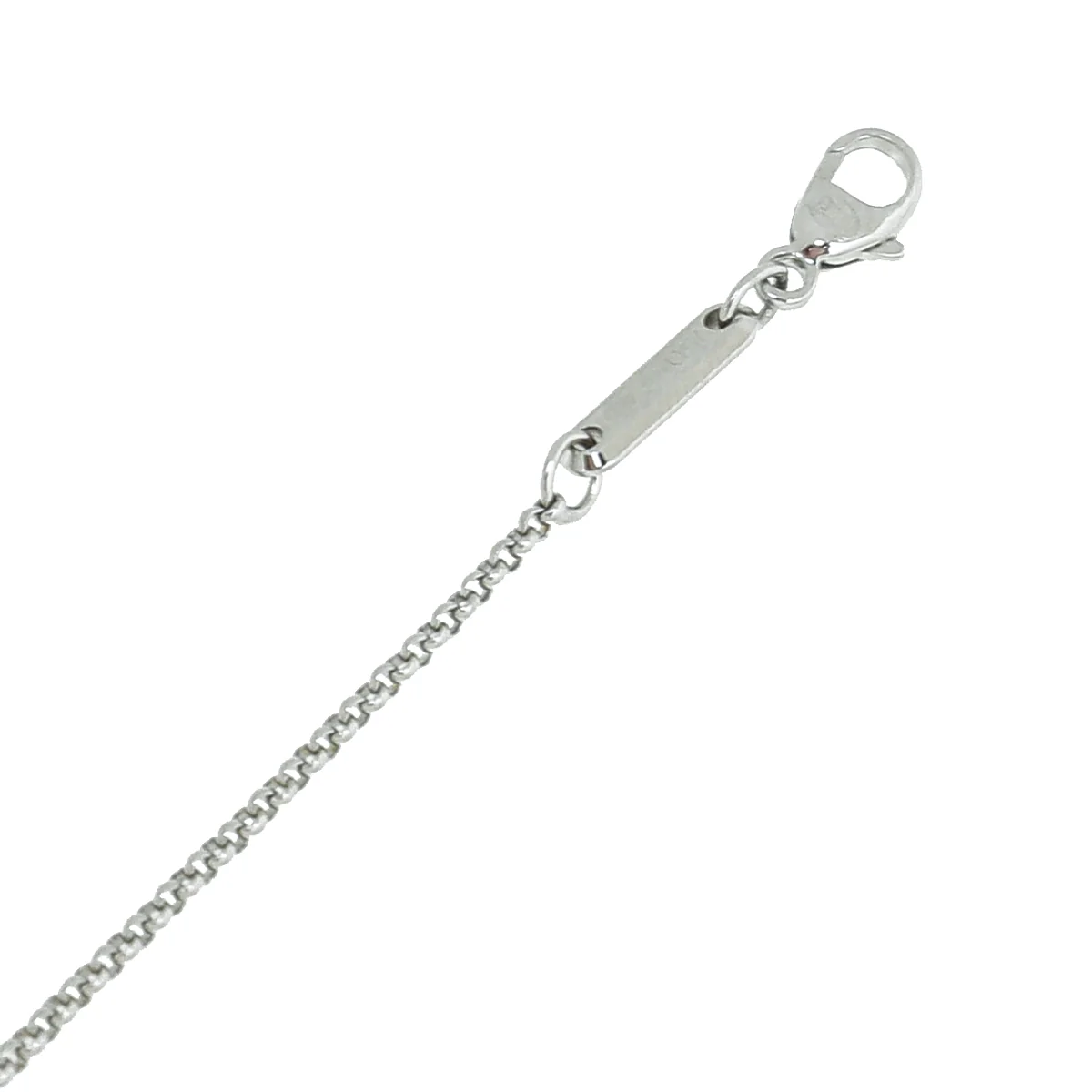 Chopard 18K White Gold Chopardissimo Disc Pendant Necklace