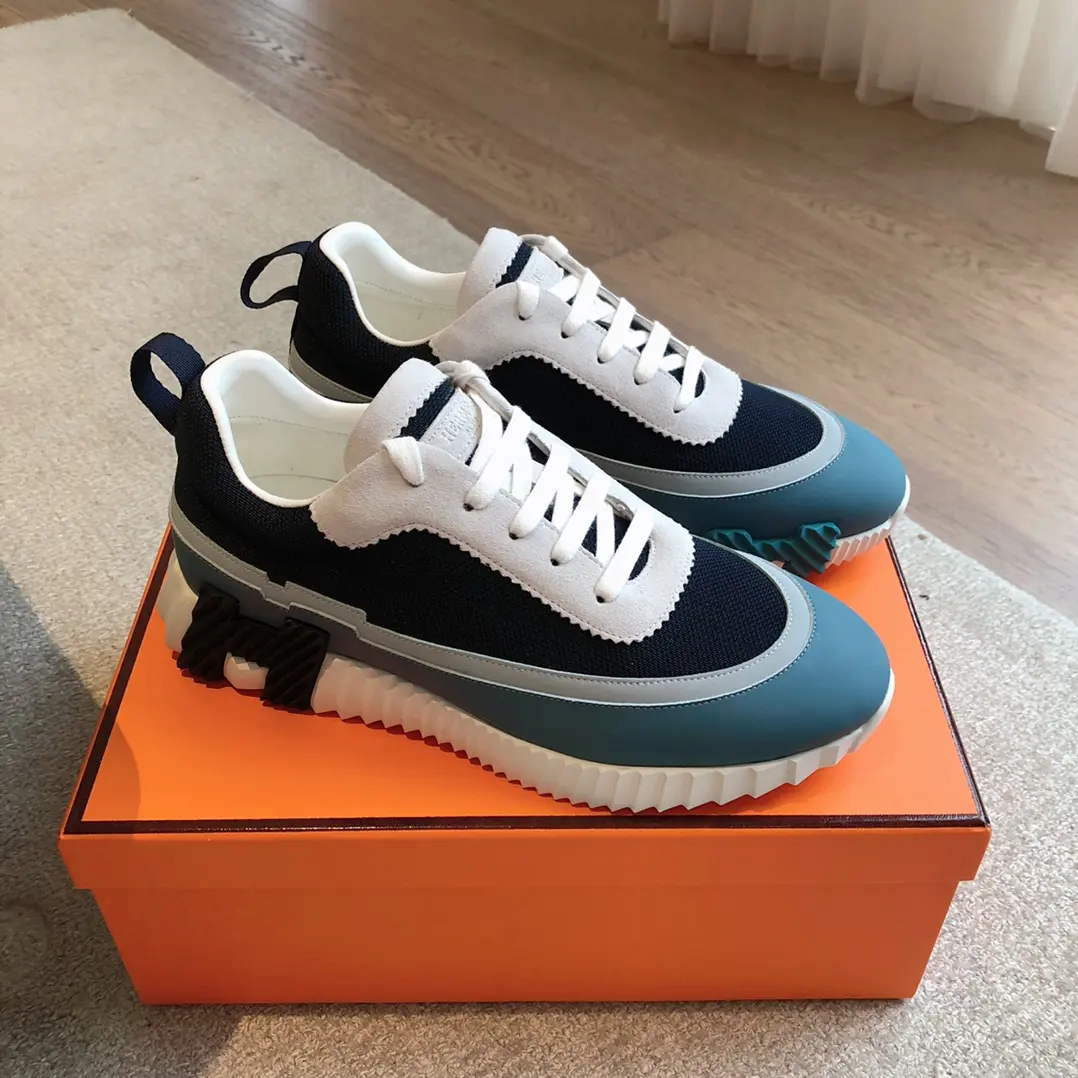 Hermes-Trainer 2024 Giga Lederniedrige Turnschuhe (Replik)