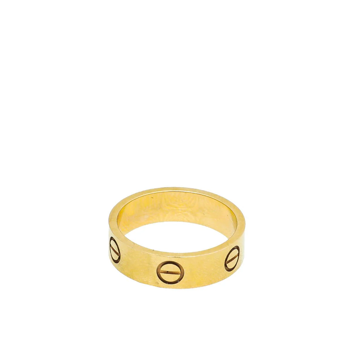 Cartier18K Yellow Gold Love Ring 55
