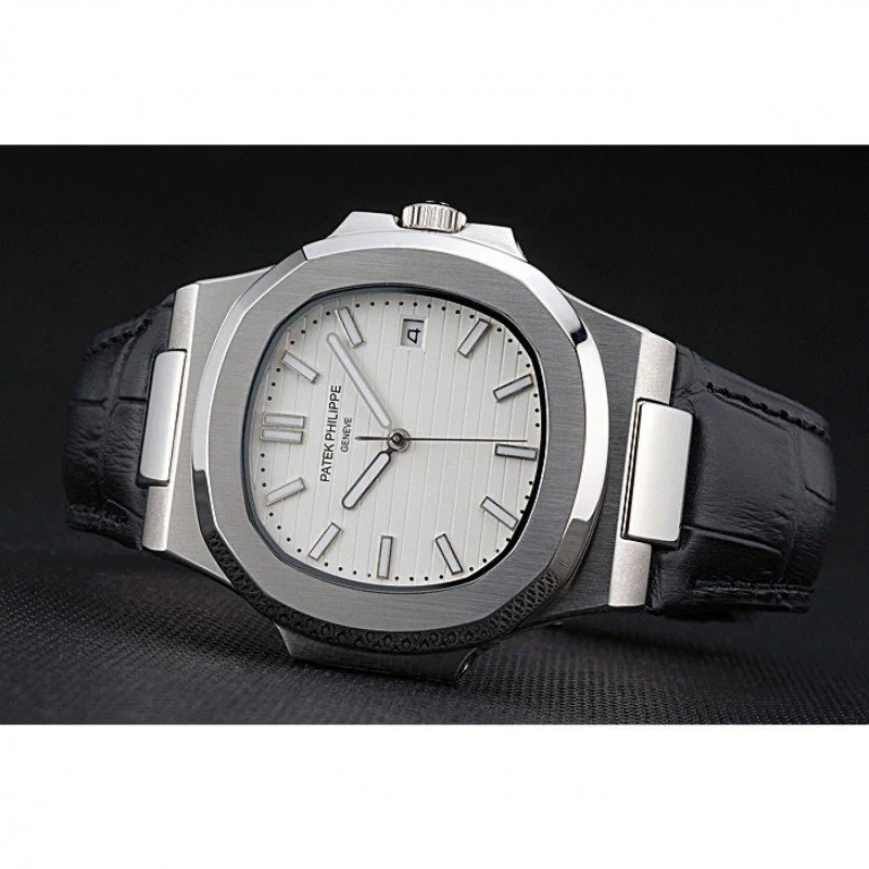 Nautilus 5711G-014 Dial White 59 mm, Stainless Steel