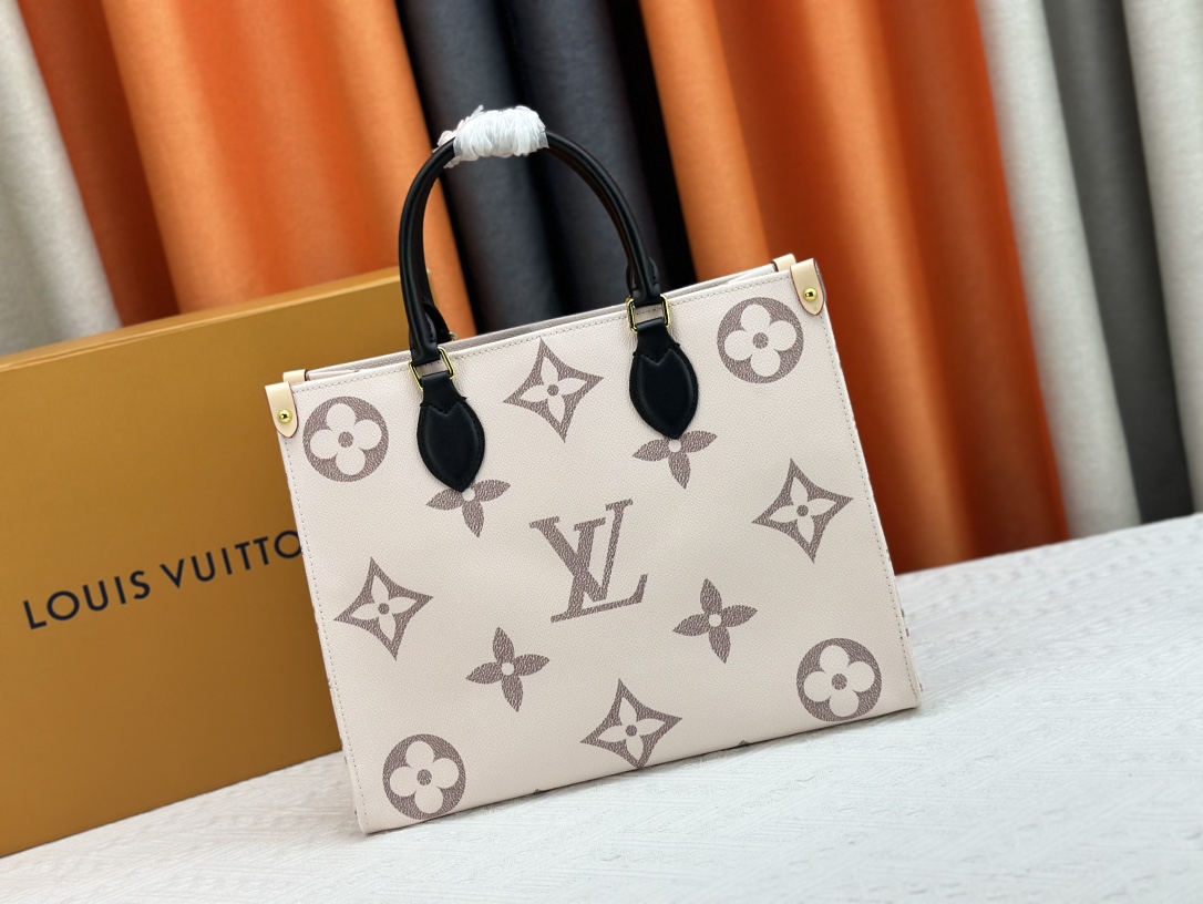 Louis Vuitton On The Go Tote M46542 Shoulder Bag Handbag