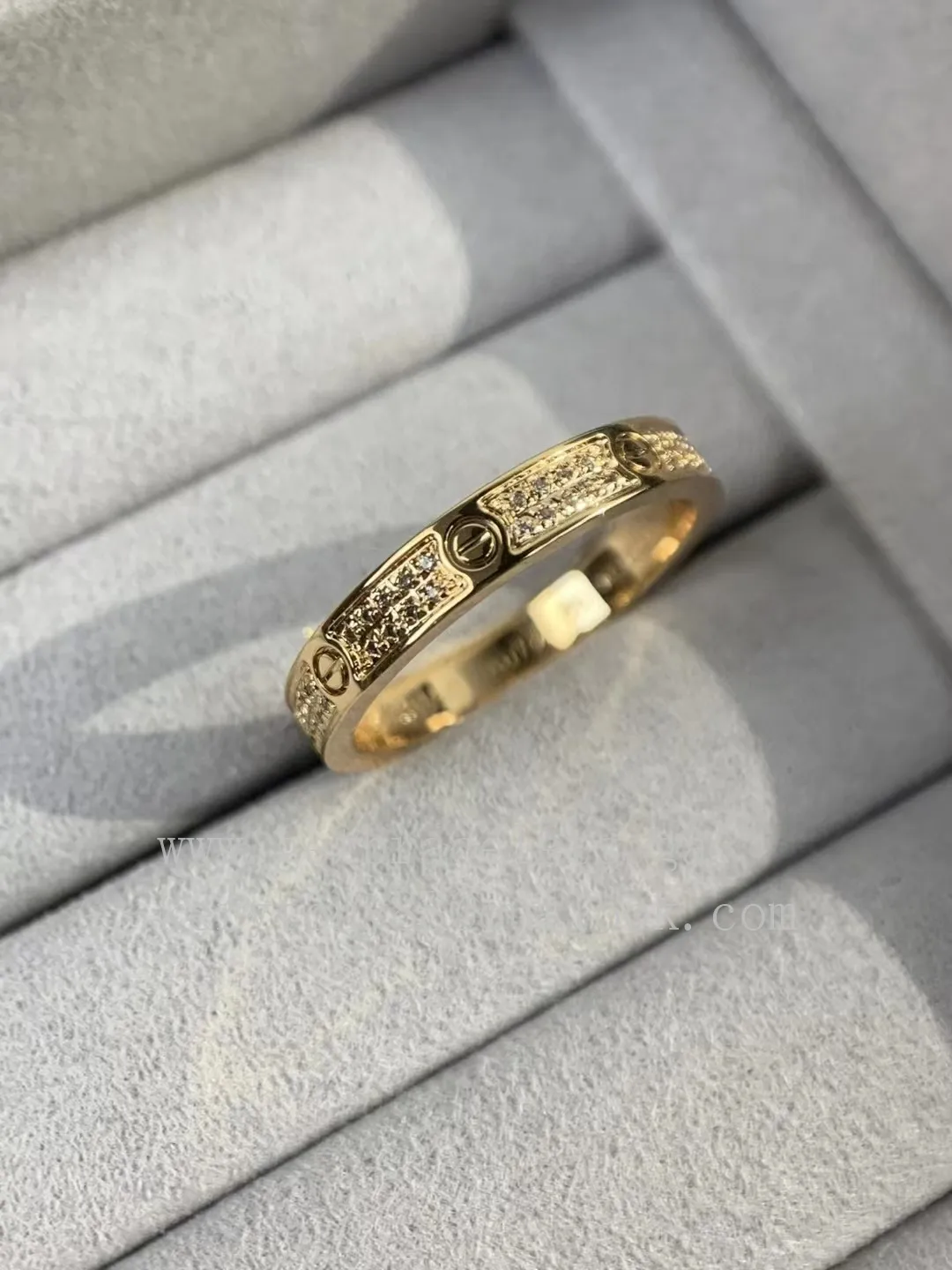 Cartier Love Ring Small Model Rose Gold with Diamonds B4218100