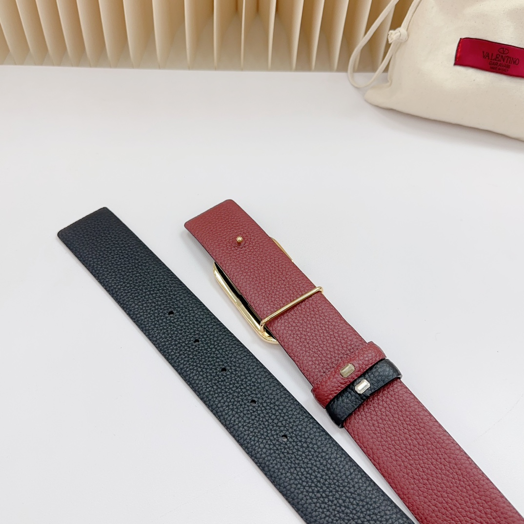 Valentino Leather Belts 1:1 Mirror Version