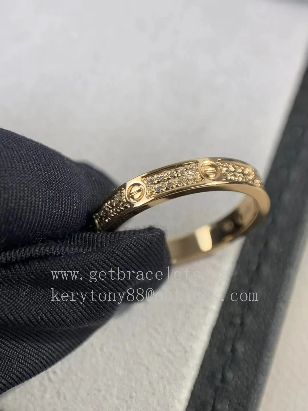 Cartier Love Ring Small Model Rose Gold with Diamonds B4218100