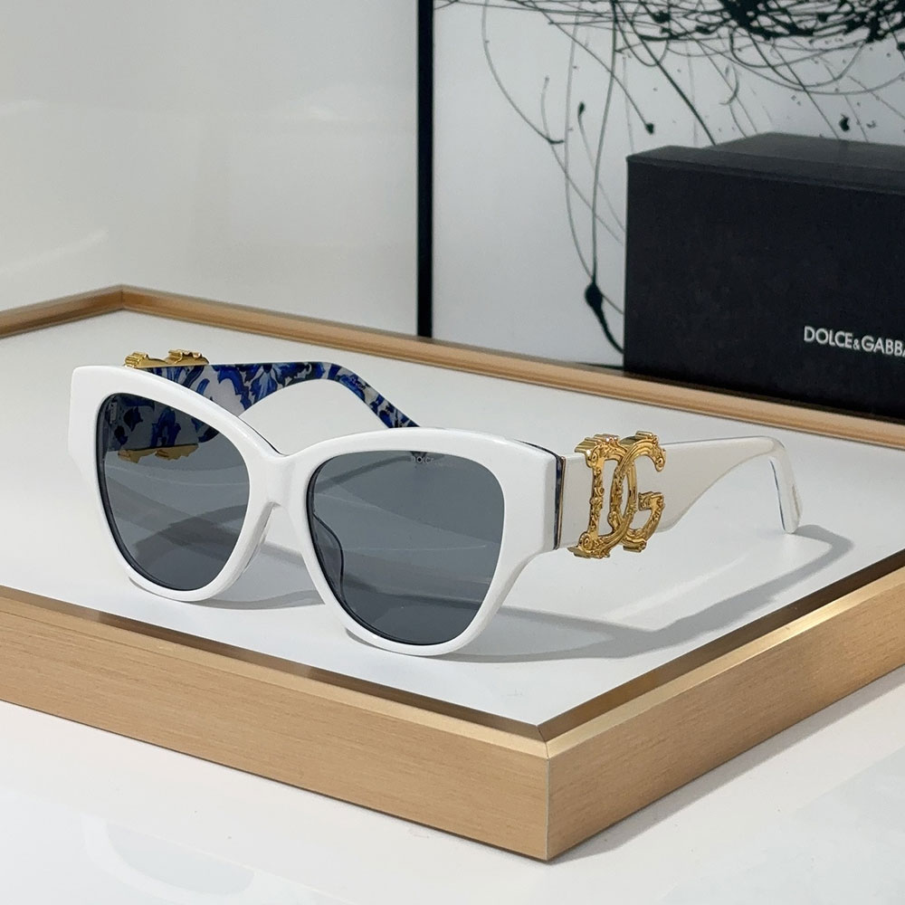 DOLCE & GABBAN DG Mirror leg Large Logo Sunglasses Top quality （Replica）