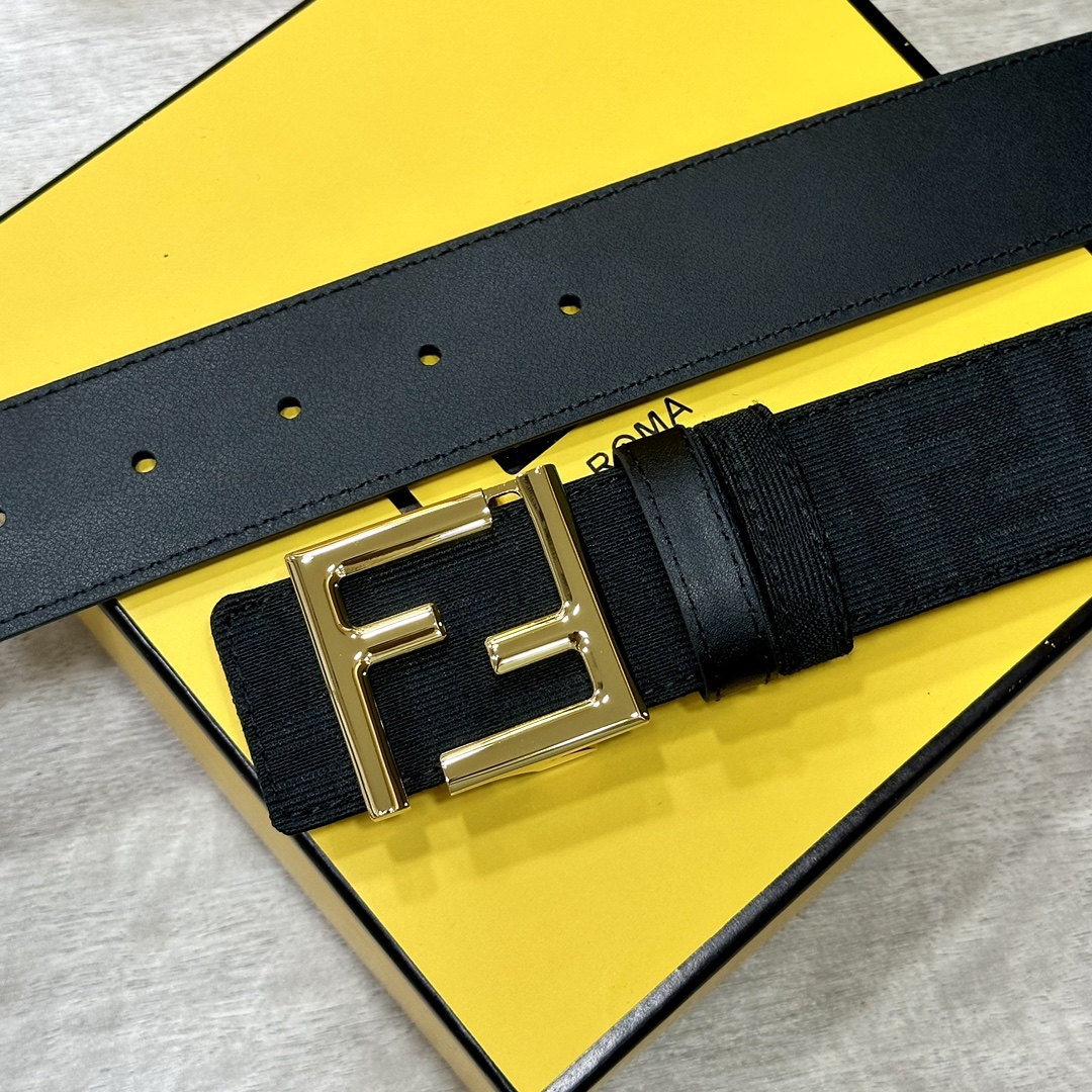 Fendi Leather Belts 1:1 Mirror Version